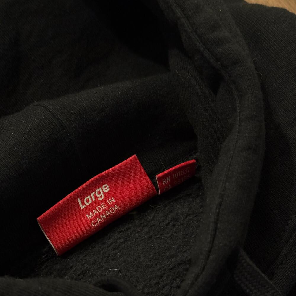 Supreme On-God Discipline Self Control Hoodie Black Sz Large - Picture 3 of 4